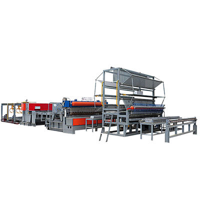 Los electrodos galvanizados de Mesh Welding Machine With Wearable de la cerca del metal del jardín dirigen