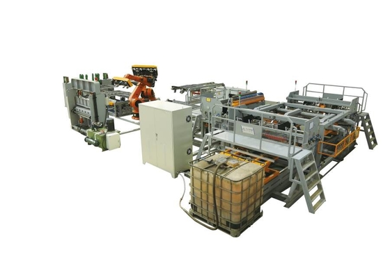 alambre soldado con autógena completamente automático Mesh Machine For Supermarket Racking de 1300m m